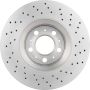 Brembo 09.9130.1X Premium UV Coated Xtra Cross Drilled Brake Rotor