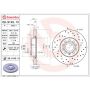 Brembo KTX0144 Brembo ceramic brake pad and Xtra vented drilled brake disc kit