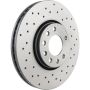 Brembo 09.9162.1X Premium UV Coated Xtra Cross Drilled Brake Rotor