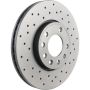 Brembo KTX0117 Brembo ceramic brake pad and Xtra vented drilled brake disc kit