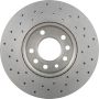 Brembo KTX0117 Brembo ceramic brake pad and Xtra vented drilled brake disc kit