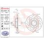 Brembo 09.9167.1X Premium UV Coated Xtra Cross Drilled Brake Rotor
