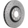 Brembo 09.9363.2X Premium UV Coated Xtra Cross Drilled Brake Rotor