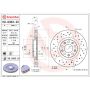 Brembo 09.9363.2X Premium UV Coated Xtra Cross Drilled Brake Rotor