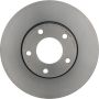 Brembo KT00598 Brembo ceramic brake pad and UV coated vented  brake disc kit