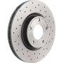 Brembo 09.9468.2X Premium UV Coated Xtra Cross Drilled Brake Rotor