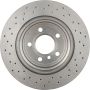 Brembo 09.9573.1X Premium UV Coated Xtra Cross Drilled Brake Rotor