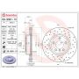Brembo 09.9581.1X Premium UV Coated Xtra Cross Drilled Brake Rotor