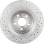 Brembo 09.9768.1X Premium UV Coated Xtra Cross Drilled Brake Rotor