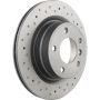 Brembo 09.9793.1X Premium UV Coated Xtra Cross Drilled Brake Rotor