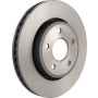 Brembo KT00960 Brembo ceramic brake pad and UV coated vented  brake disc kit