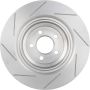 Brembo KT00846 Brembo ceramic brake pad and UV coated PVT slotted brake disc kit