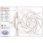 Brembo 09.A183.21 Premium Coated Vented Brake Rotor