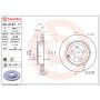 Brembo 09.A197.11 Premium Coated Vented Brake Rotor