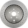 Brembo 09.A198.1X Premium UV Coated Xtra Cross Drilled Brake Rotor