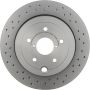 Brembo 09.A198.1X Premium UV Coated Xtra Cross Drilled Brake Rotor