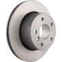 Brembo KT00490 Brembo ceramic brake pad and UV coated vented  brake disc kit
