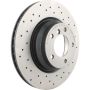 Brembo 09.A259.1X Premium UV Coated Xtra Cross Drilled Brake Rotor