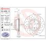 Brembo 09.A259.1X Premium UV Coated Xtra Cross Drilled Brake Rotor