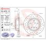 Brembo 09.A270.1X Premium UV Coated Xtra Cross Drilled Brake Rotor