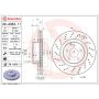Brembo 09.A353.11 Premium Coated Vented Brake Rotor