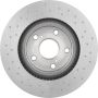 Brembo 09.A417.1X Premium UV Coated Xtra Cross Drilled Brake Rotor