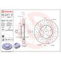 Brembo 09.A417.1X Premium UV Coated Xtra Cross Drilled Brake Rotor