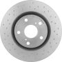 Brembo 09.A417.1X Premium UV Coated Xtra Cross Drilled Brake Rotor