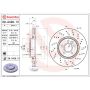 Brembo 09.A426.1X Premium UV Coated Xtra Cross Drilled Brake Rotor
