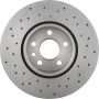 Brembo 09.A427.1X Premium UV Coated Xtra Cross Drilled Brake Rotor