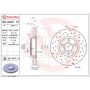 Brembo 09.A427.1X Premium UV Coated Xtra Cross Drilled Brake Rotor