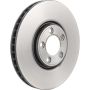 Brembo KT00457 Brembo ceramic brake pad and UV coated vented  brake disc kit
