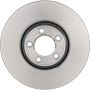 Brembo KT00457 Brembo ceramic brake pad and UV coated vented  brake disc kit