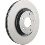 Brembo KT00720 Brembo ceramic brake pad and UV coated vented  brake disc kit