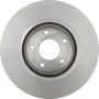 Brembo KT00720 Brembo ceramic brake pad and UV coated vented  brake disc kit
