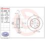 Brembo 09.A606.10 Premium Vented Brake Rotor