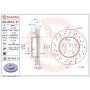 Brembo 09.A613.51 Premium UV Coated Front Brake Rotor