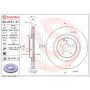 Brembo 09.A731.21 Premium Coated Vented Brake Rotor