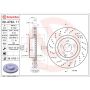 Brembo 09.A732.11 Premium Coated Vented Brake Rotor