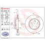 Brembo 09.A742.21 Premium Coated Vented Brake Rotor