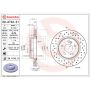 Brembo 09.A742.31 Premium Coated Vented Brake Rotor