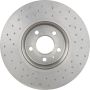 Brembo KTX0152 Brembo ceramic brake pad and Xtra PVT drilled brake disc kit
