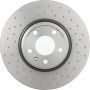 Brembo 09.A758.1X Premium UV Coated Xtra Cross Drilled Brake Rotor
