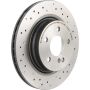Brembo 09.A760.1X Premium UV Coated Xtra Cross Drilled Brake Rotor