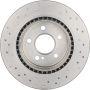 Brembo 09.A760.1X Premium UV Coated Xtra Cross Drilled Brake Rotor