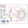 Brembo 09.A760.1X Premium UV Coated Xtra Cross Drilled Brake Rotor