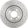 Brembo 09.A761.1X Premium UV Coated Xtra Cross Drilled Brake Rotor