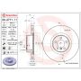 Brembo 09.A771.11 Premium Coated Vented Brake Rotor