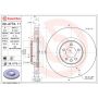 Brembo 09.A773.11 Premium Coated Vented Brake Rotor