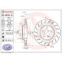 Brembo 09.A818.21 Premium Coated Vented Brake Rotor